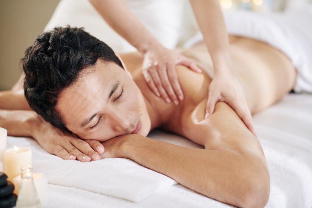 a deep tissue massage Asian Massage Centers